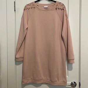 Vila Lace Sleeve Dress